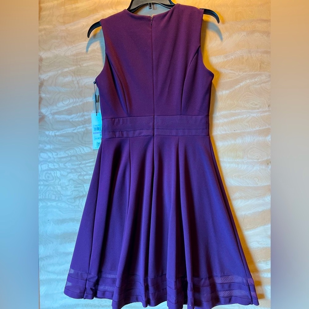 NWT Woman’s Calvin Klein dress, new with tags, size 6 color plum - Picture 2 of 12